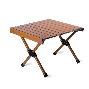 FREENATU 2 Person Small Roll Up Camping Table Compact Portable Folding Table