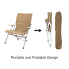 FREENATU Personalized High Back Canvas Outdoor Folding Chair for Beach Leisure