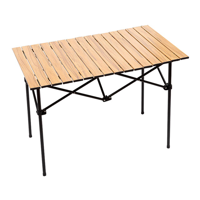 FREENATU Tall Collapsible Metal Camping Table Outdoor Picnic Table