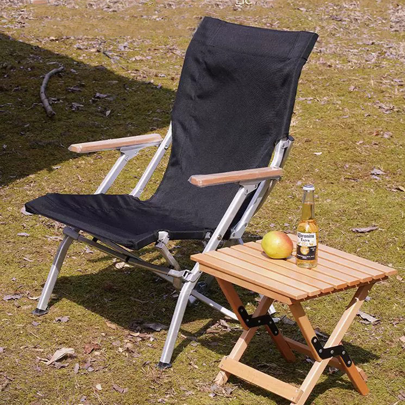 FREENATU Personalized High Back Canvas Outdoor Folding Chair for Beach Leisure