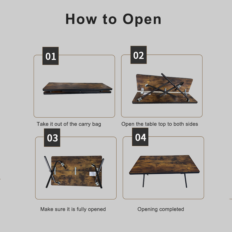 Ultralight Low Foldable Camping Table for Outdoor