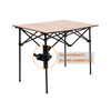 FREENATU Tall Collapsible Metal Camping Table Outdoor Picnic Table