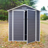 \FREENATU 6x4FT Waterproof Plastic Outdoor Storage Shed for Garden