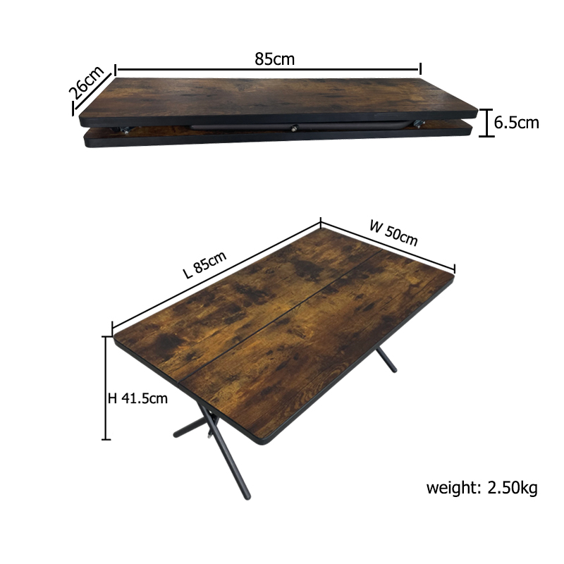 Ultralight Low Foldable Camping Table for Outdoor
